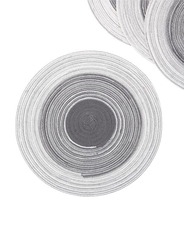 Салфетки сервировочные на стол Доляна «Градиент» набор 4 шт., 30×30 см, серые — фото 2