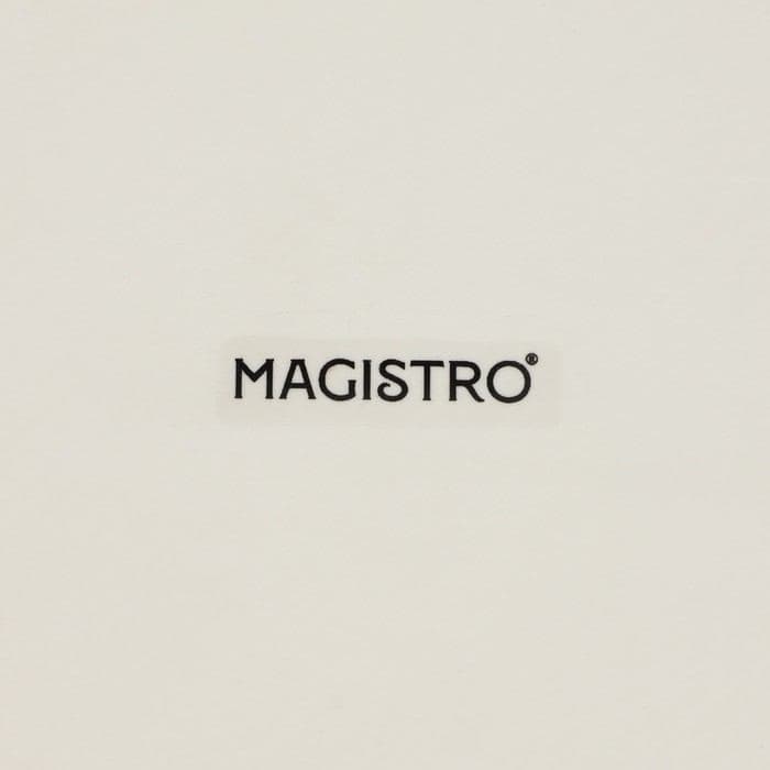 Блюдо подстановочное с бортиком Magistro Poursephona, d=27.5 см, фарфор, бежевое — фото 5
