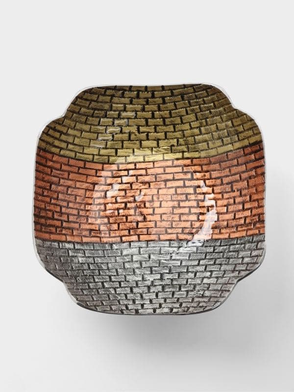 Блюдо сервировочное на ножке, 30×30×15 см, алюминий — фото 3