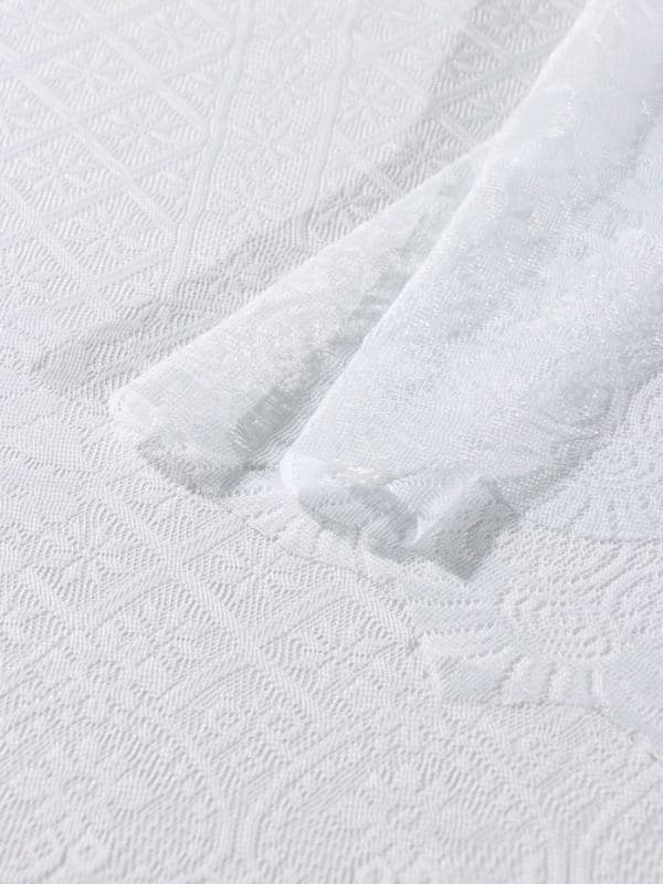 Скатерть Доляна Ажур, цвет белый 140×200 ± 5 см, 100%п/э — фото 4