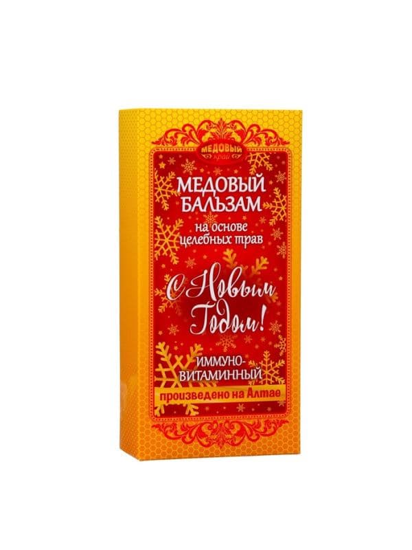 Новогодний безалкогольный алтайский медовый бальзам на травах Vitamuno «Иммуно-витаминный», 250 мл — фото 3