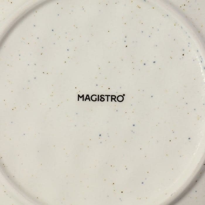 Блюдо сервировочное Magistro Poursephona, d=21 см, фарфор, бежевое — фото 5