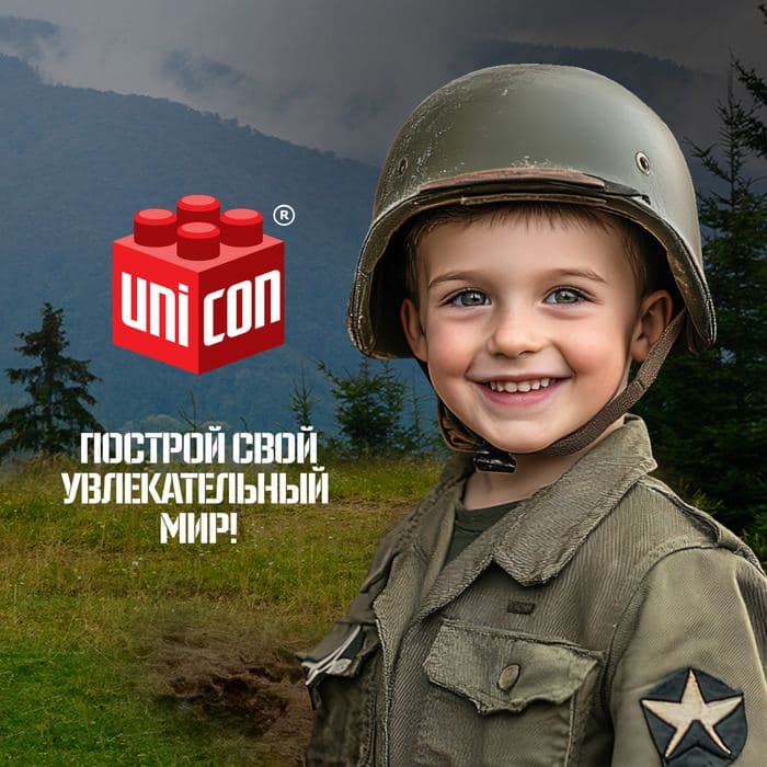 Сборная модель UNICON «Танк», 14 деталей, 6+ — фото 4