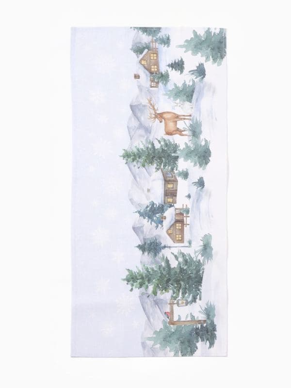 Дорожка на стол новогодняя «Этель» Forest animals, размер 30×70±5 см — фото 5