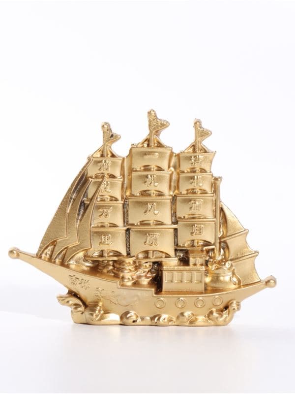 Фигурка полистоун «Корабль с иероглифами» 9.7×2.5×7.5 см — фото 1