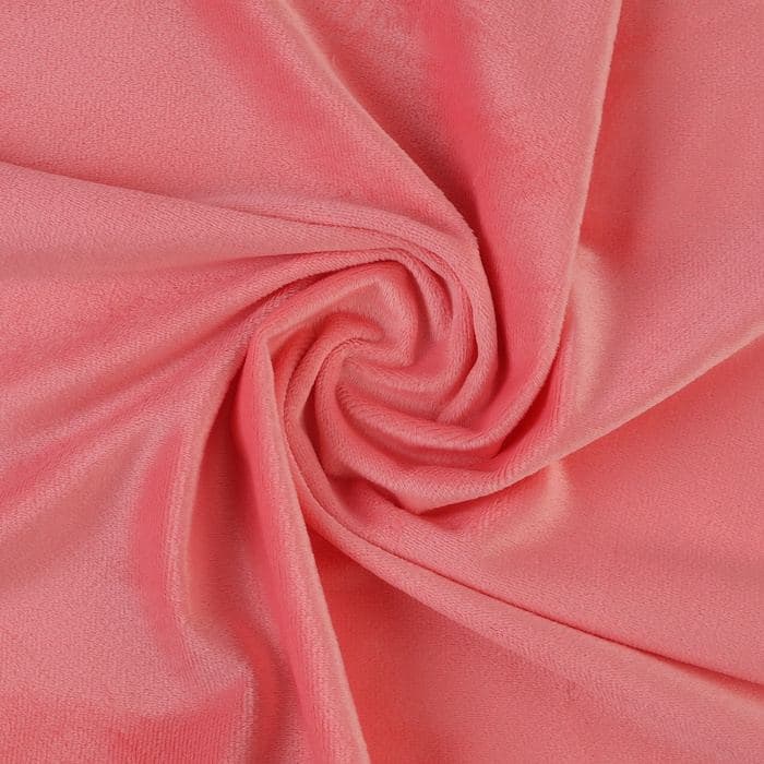 Ткань для рукоделия, плюш, розовый, лоскут 50×50 см — фото 2