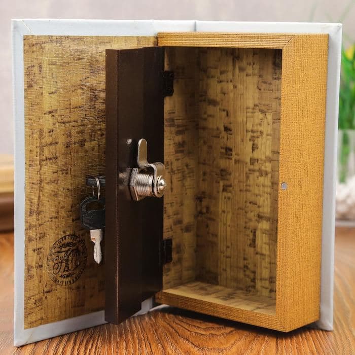 Шкатулка книга - сейф «Сберегательная книжка», 21×13.5×5 см — фото 3