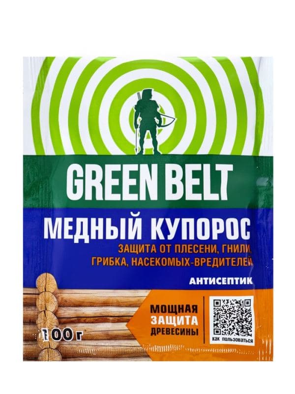Медный купорос антисептик от плесени и гнили, Грин Бэлт, 100 г — фото 3