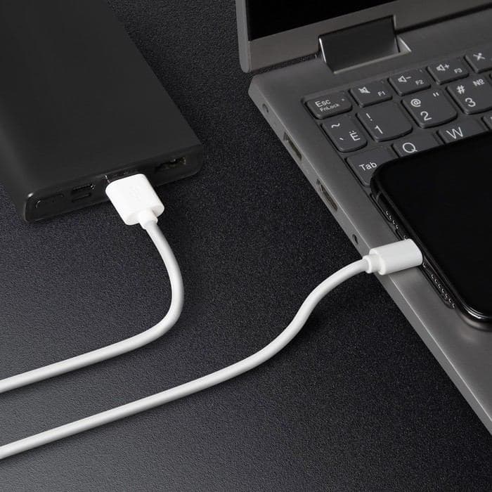 Кабель Windigo, Lightning - USB, 2 А, зарядка + передача данных, TPE оплетка, 1 м — фото 2