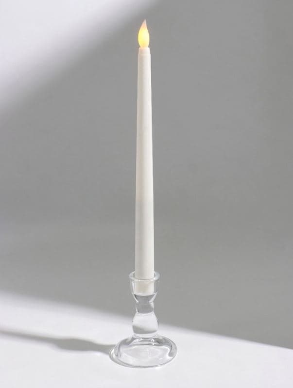 Подсвечник стеклянный «Фрэнк», 6.5×6.5×9 см, d=2.2 см — фото 2