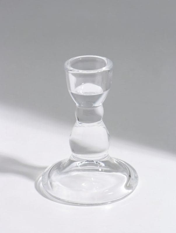 Подсвечник стеклянный «Фрэнк», 6.5×6.5×9 см, d=2.2 см — фото 3