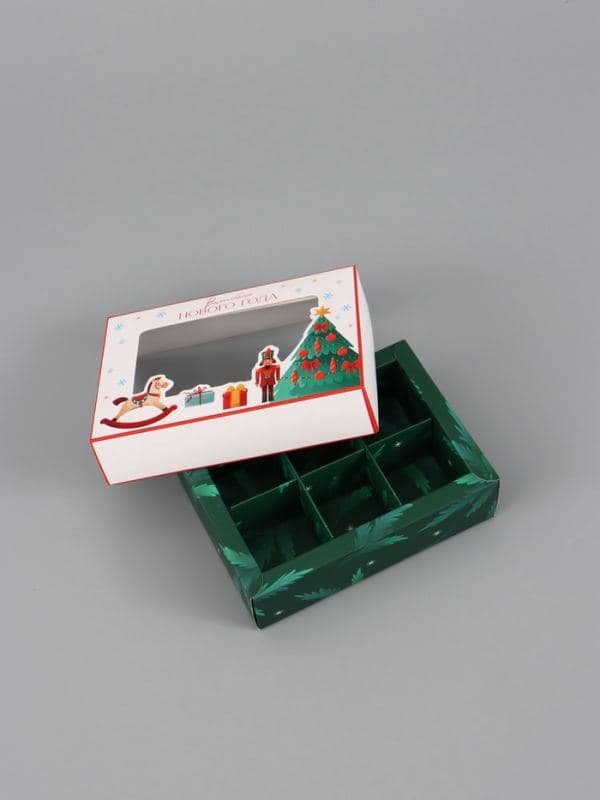 Коробка для 6 конфет «Волшебного Нового года!», 13.5×9.8×3.8 см — фото 3