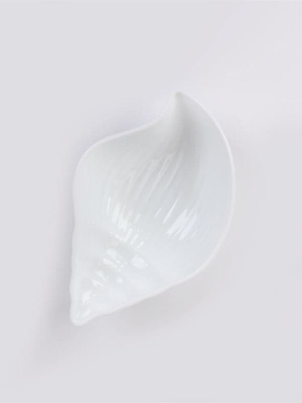 Блюдо сервировочное «Ракушка», 21×13.2×6 см, стеклокерамика, белое — фото 3