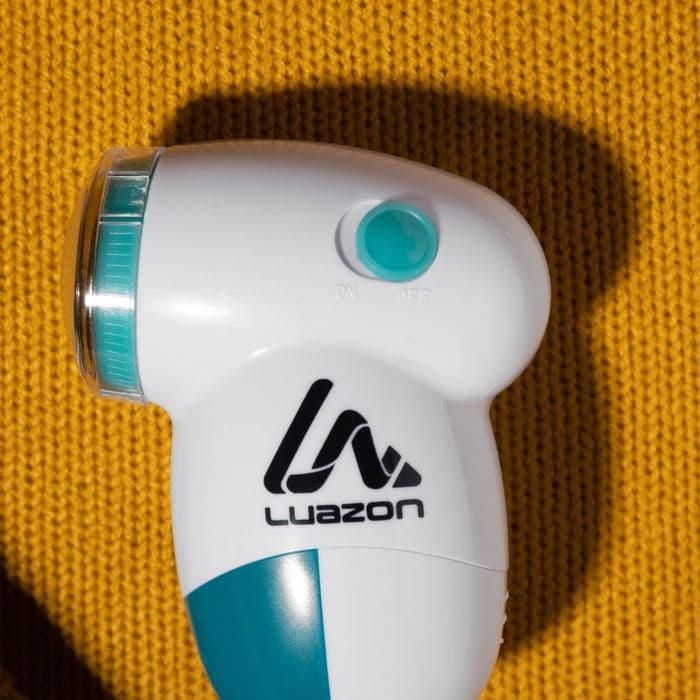 Машинка для удаления катышков Luazon LUK-02, 2хАА (не в комплекте), голубая — фото 2