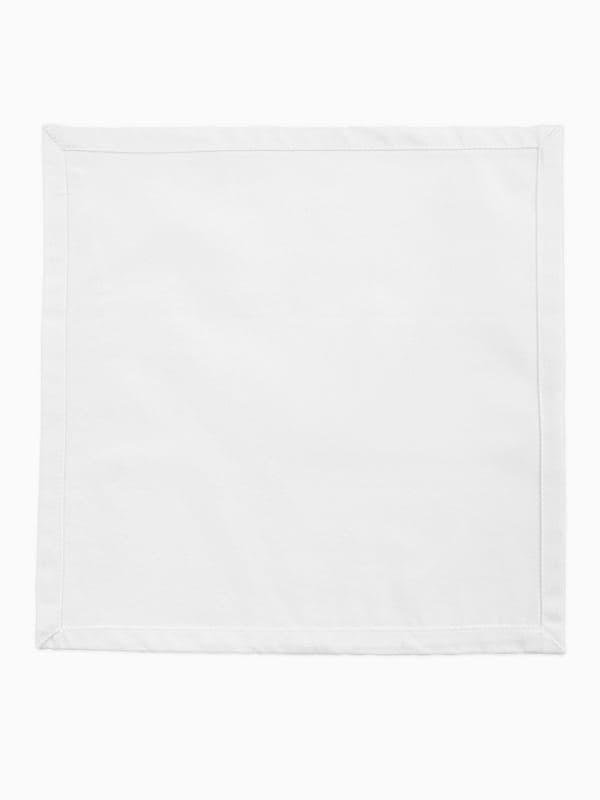 Салфетка столовая «Этель», 40×40, белая, 100% хлопок, саржа, 250 гр/м² — фото 3