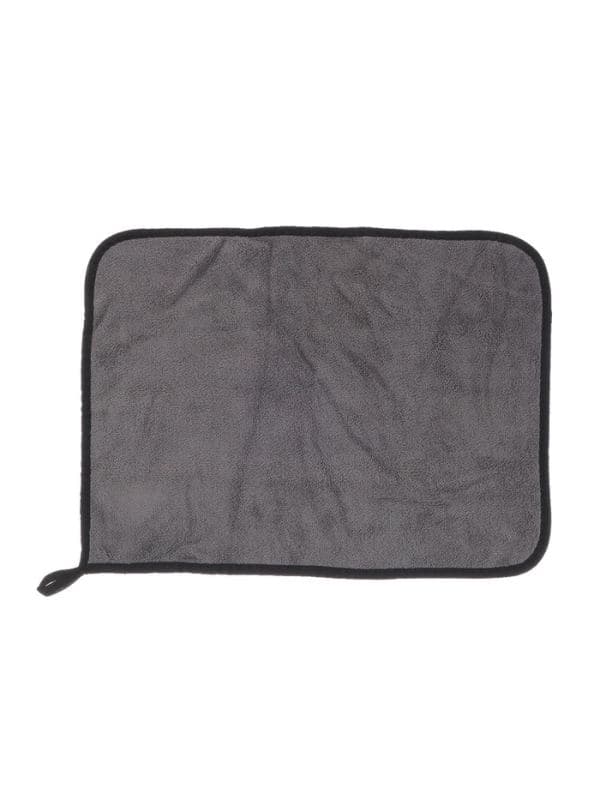 Тряпка для мытья автомобиля, CARTAGE, микрофибра, 350 г/м², 30×40 см, зелено-серая — фото 2