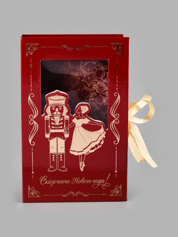 Коробка - книга подарочная, с окном «Елочная игрушка», 20×12.5×5 см — фото 5