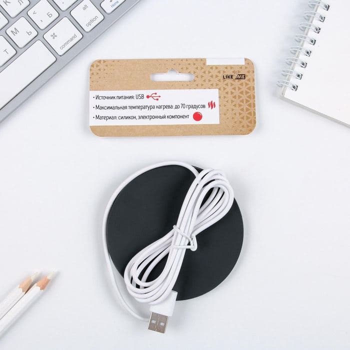 Подставка для кружки USB «Настоящий мужчина», 10×10 см — фото 3