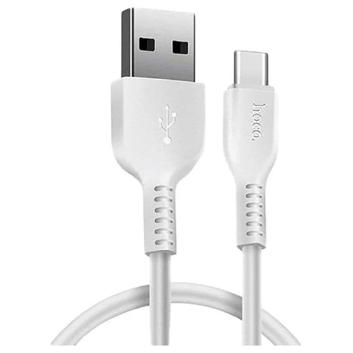 Кабель Hoco X20, Type-C - USB, 3 А, 2 м, PVC оплетка, белый — фото 2
