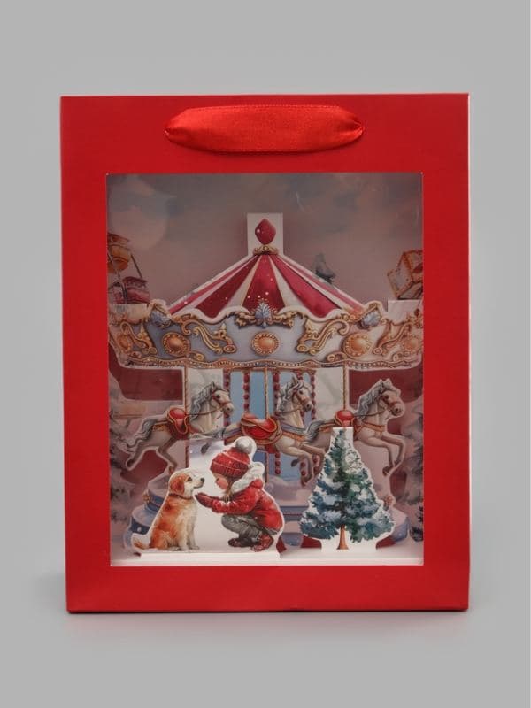 Пакет подарочный 3D «С Новым годом», MS 18×23×10 см — фото 2