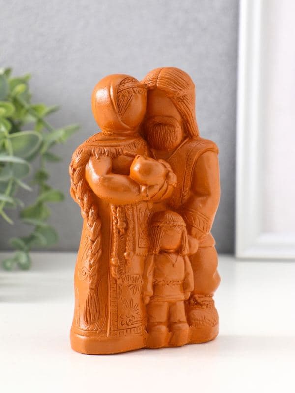 Фигурка декоративная «Семейный оберег», 14×8.5×6 см, красная глина — фото 3