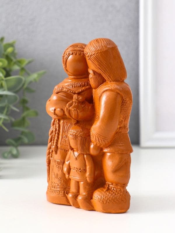 Фигурка декоративная «Семейный оберег», 14×8.5×6 см, красная глина — фото 5