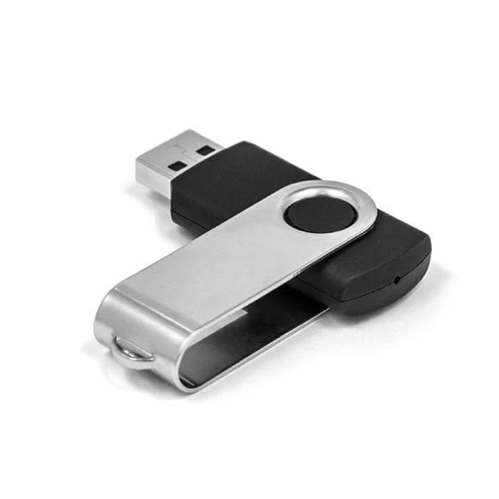 Флешка Mirex SWIVEL BLACK, 16 ГБ, USB 2.0, чтение до 25 Мб/с, запись до 15 Мб/с, чёрная — фото 5