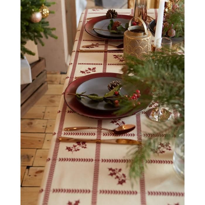 Скатерть новогодняя «Доляна» Merry Christmas, 146×220±3 см, 100% хлопок, рогожка 164 г/м² — фото 5