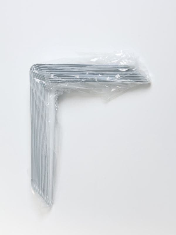 Кронштейн ТУНДРА, 200×250×0.9 мм, белый, набор 12 шт. — фото 4