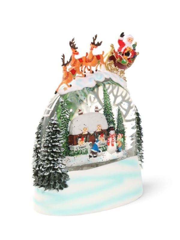Фигурка светодиодная «Сказка», новогодняя, 3хАА, музыка, свет, USB, 9.5×16×20 см — фото 3