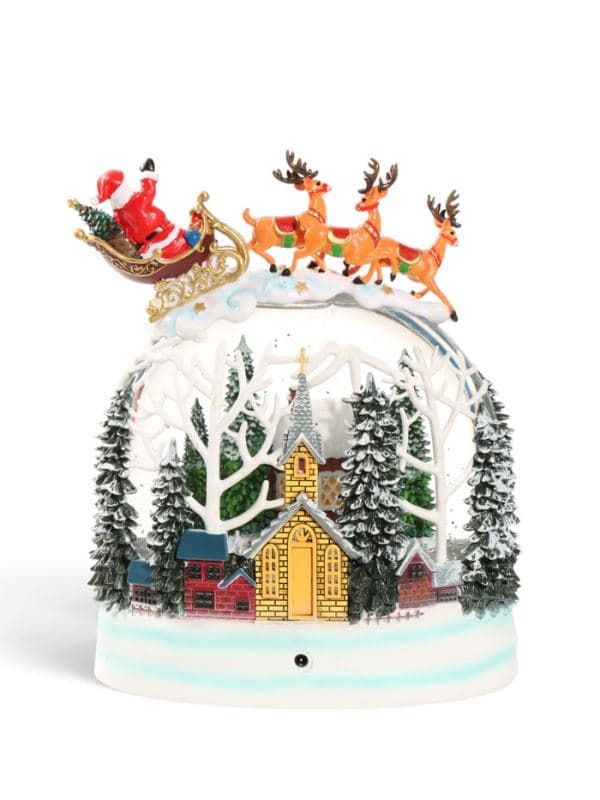 Фигурка светодиодная «Сказка», новогодняя, 3хАА, музыка, свет, USB, 9.5×16×20 см — фото 5