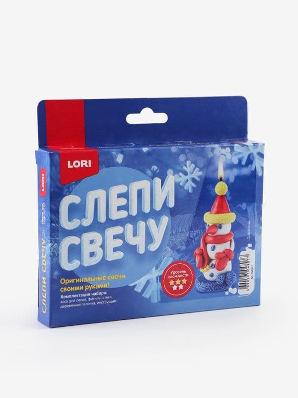 Набор для творчества, свеча своими руками «Снеговик» — фото 2