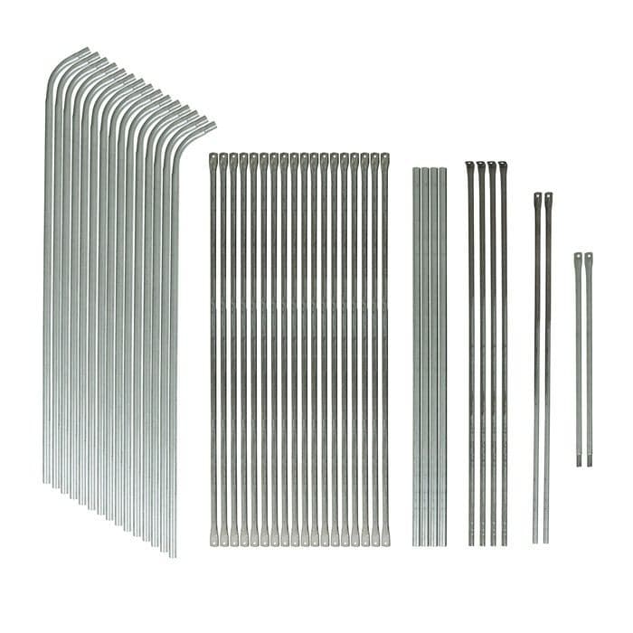 Теплица, 4.9×2.45×2.1 м, металлическая, оцинкованная, профиль d=25 мм, с чехлом 90 г/м² — фото 3