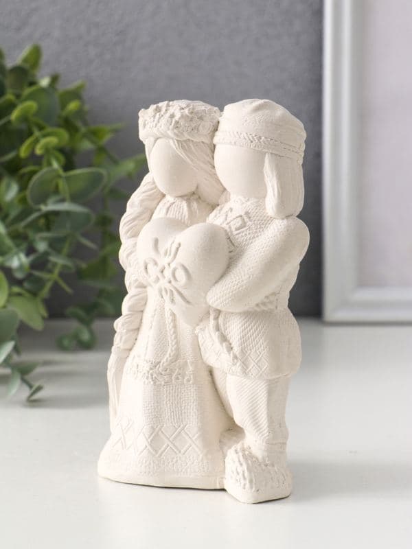 Фигурка «Оберег неразлучники», 14×8×5.5 см, натуральный — фото 5