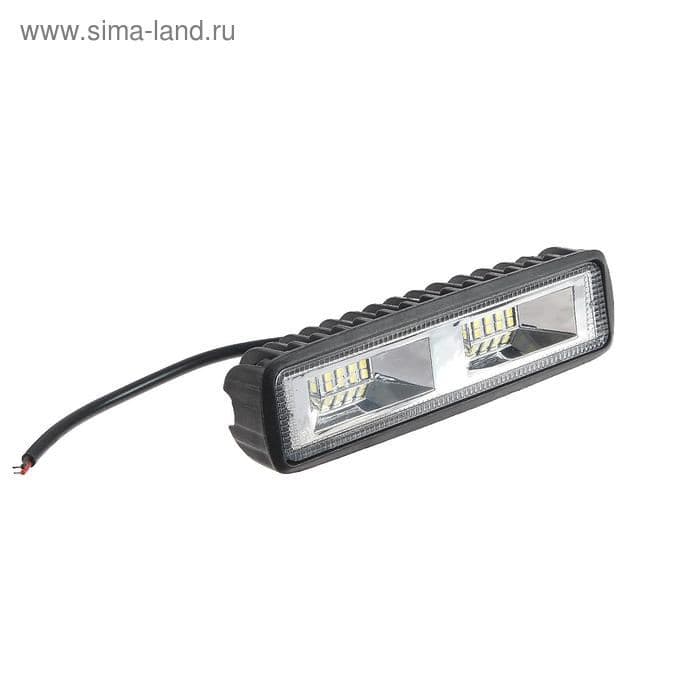 Фара противотуманная, 12-24 В, 16 LED, IP67, 60 Вт, направленный свет — фото 2