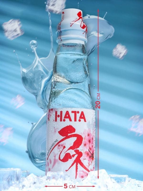 Напиток газированный Ramune со вкусом сакуры, 200 мл — фото 3