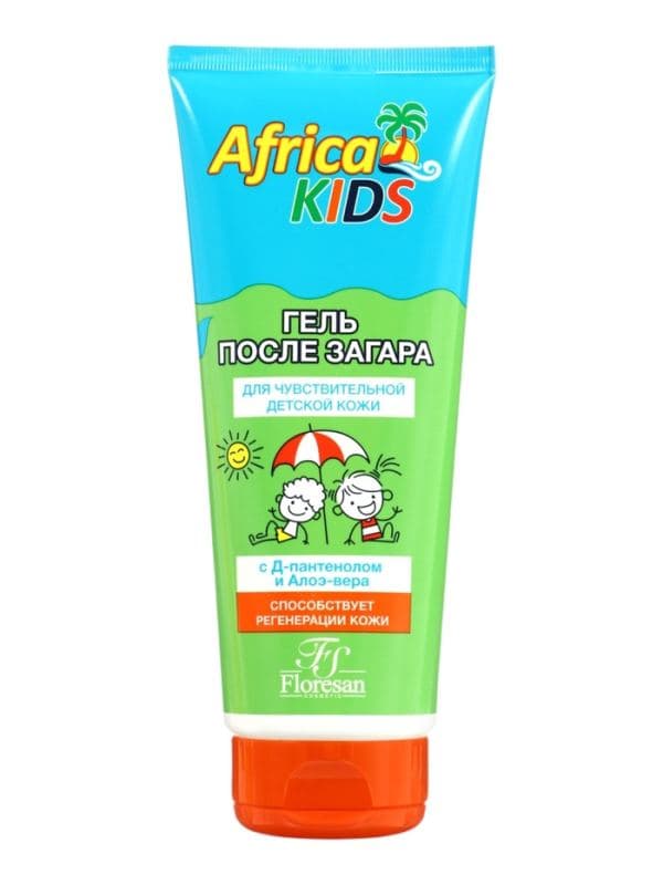 Гель после солнца детский Africa Kids, с алоэ вера, для чувствительной кожи, 200 мл — фото 3