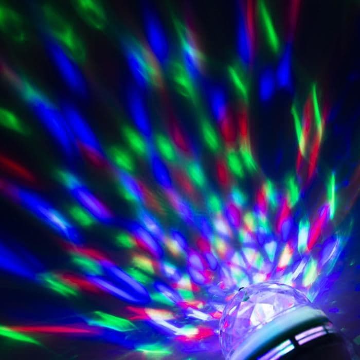 Лампа «Диско-шар», 8 см, Е27, свечение RGB — фото 2
