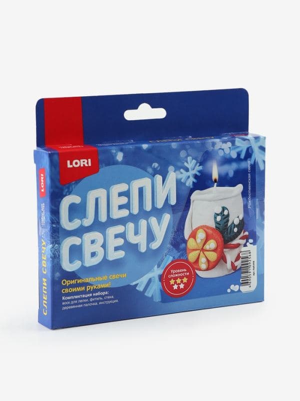 Набор для творчества, свеча своими руками «Рождественская свеча» — фото 2