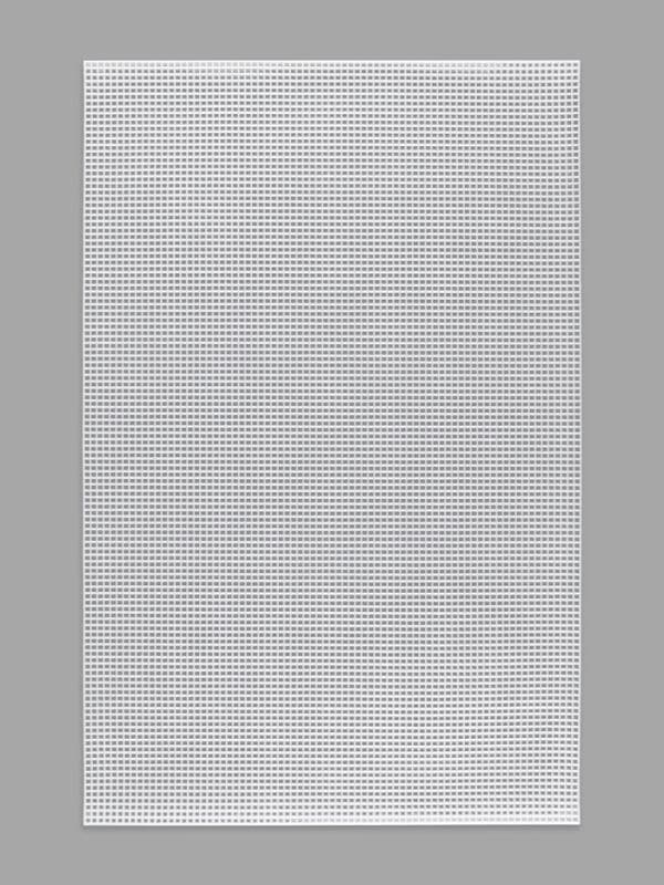 Канва для вышивания №5, пластиковая, 50×33 см, белая — фото 2
