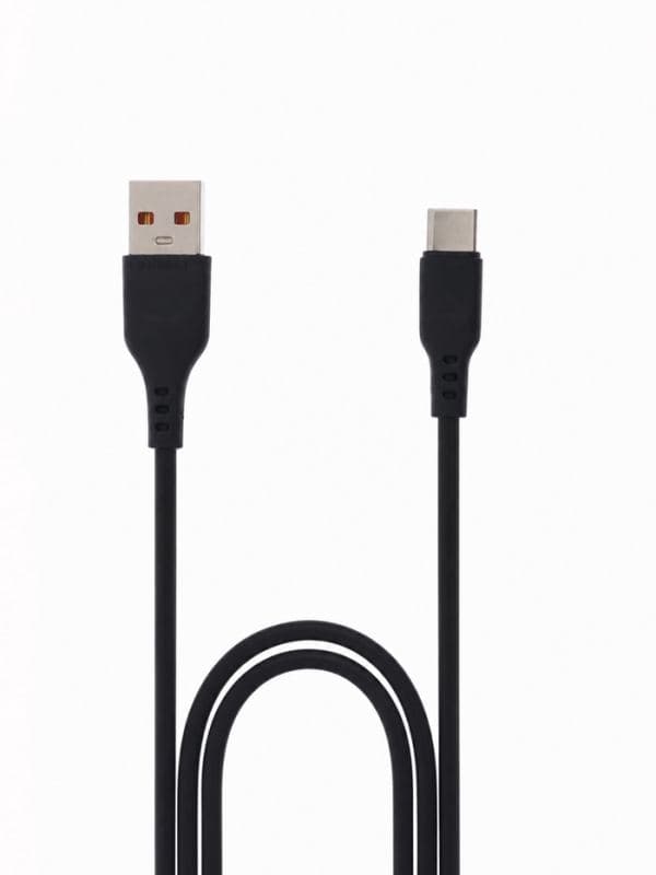 Кабель D-01T, Type-C - USB, 1 м, 2.4 A, зарядка + передача данных, чёрный — фото 4
