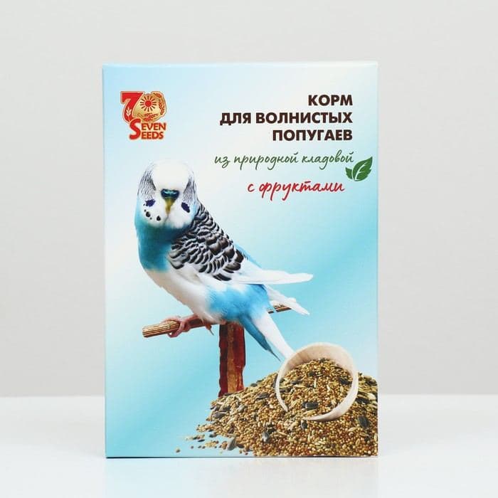 Корм Seven Seeds для волнистых попугаев, с фруктами, 500 г — фото 5