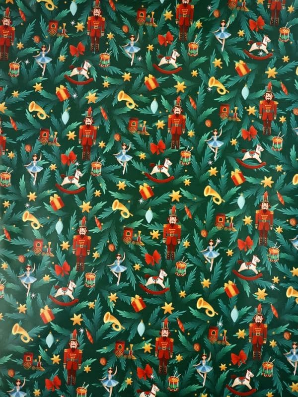 Набор упаковочной бумаги «Зимняя сказка», 4 листа, 70×100 см — фото 5