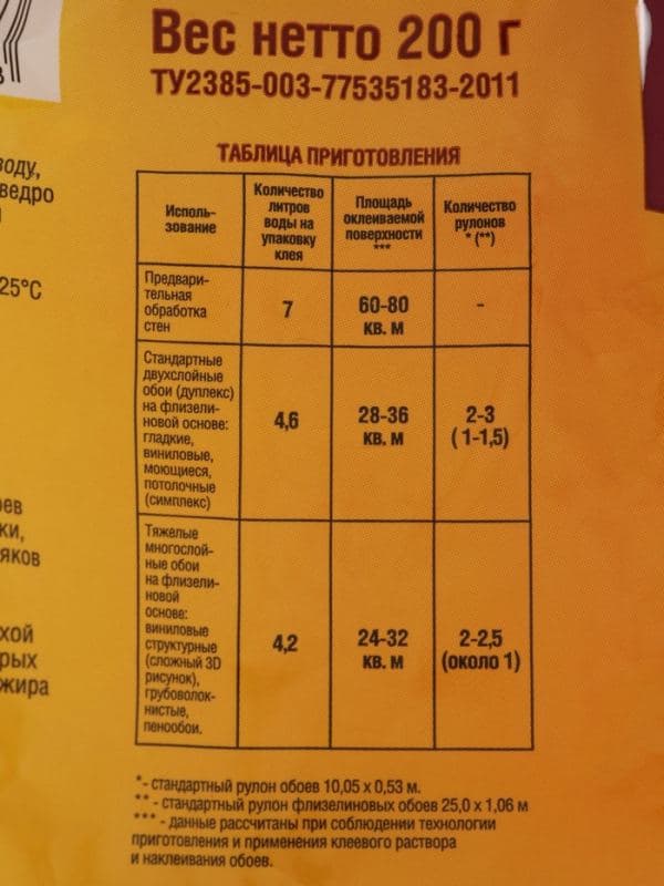 Клей обойный Quality, флизелиновый, мягкая упаковка, 200 г — фото 4