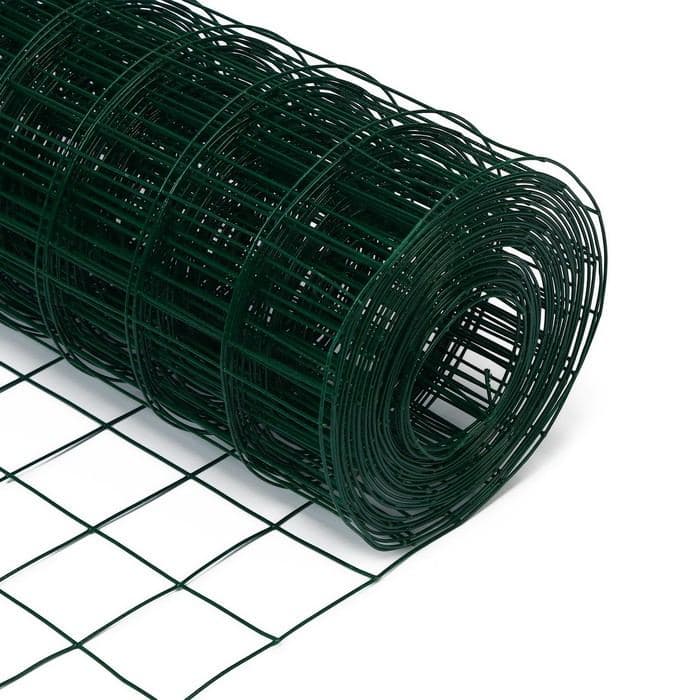 Сетка сварная с ПВХ покрытием, 10×1.5 м, ячейка 50×50 мм, d=1 мм, металл, Greengo — фото 5