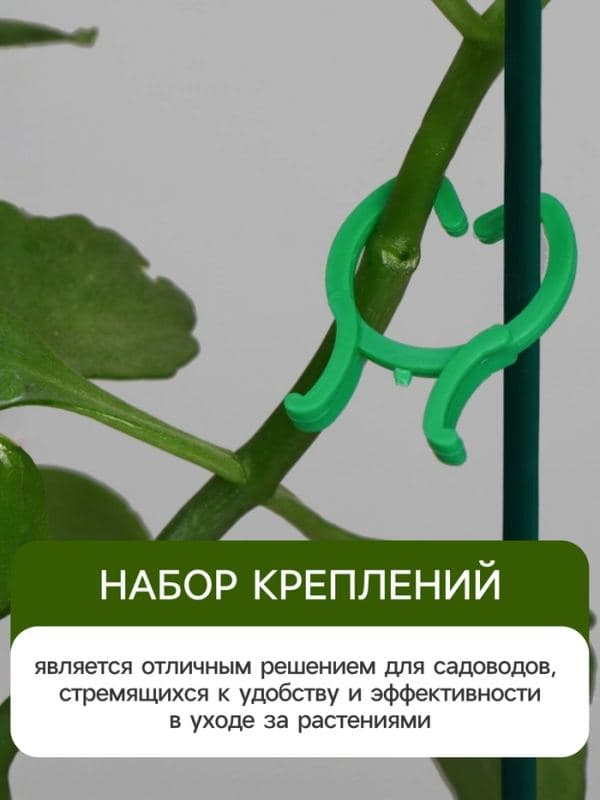 Набор креплений для растений, набор 50 шт., Greengo — фото 5