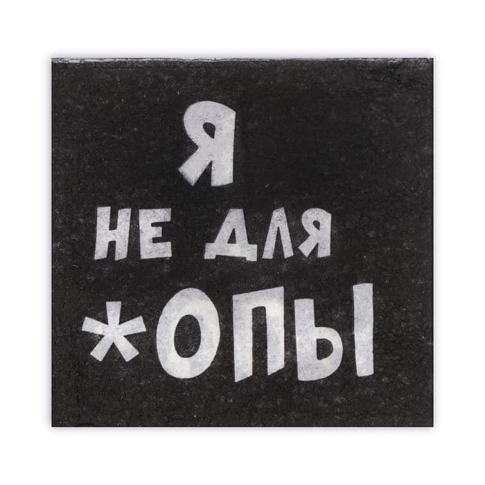 Салфетки бумажные однослойные «Я не для *опы», 24×24, 100 шт. — фото 3