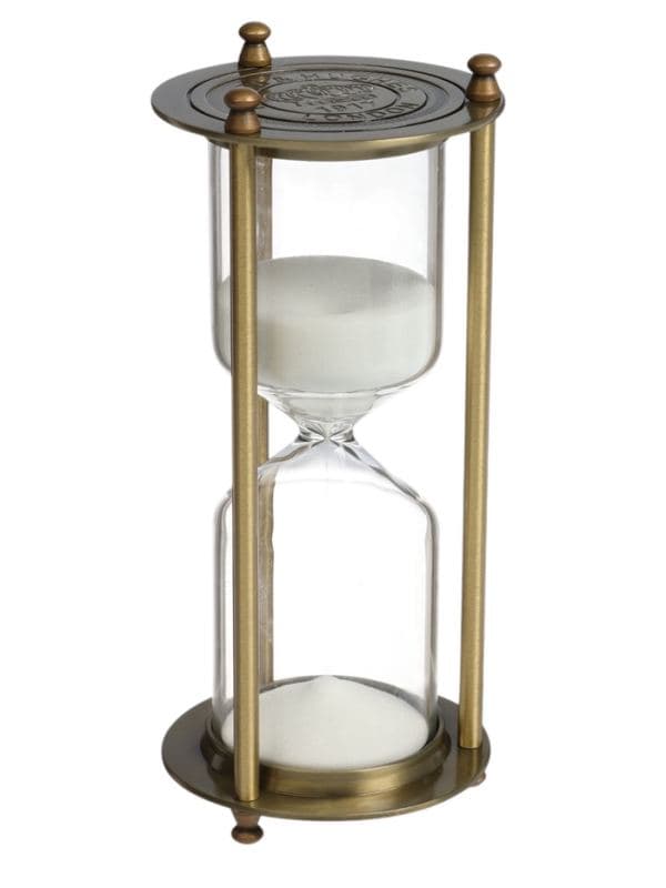 Песочные часы, на 30 минут, 7×16 см, металлические, медные — фото 4