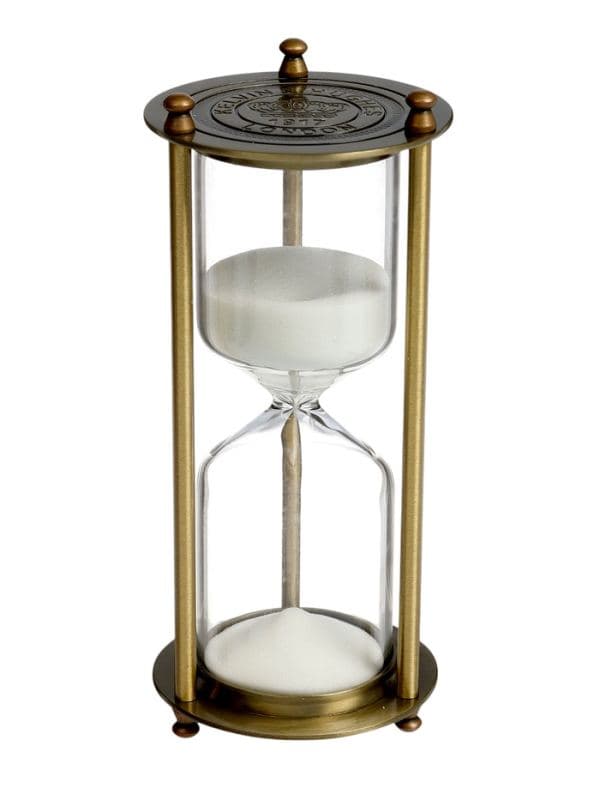 Песочные часы, на 30 минут, 7×16 см, металлические, медные — фото 5