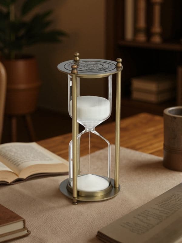 Песочные часы, на 30 минут, 7×16 см, металлические, медные — фото 3